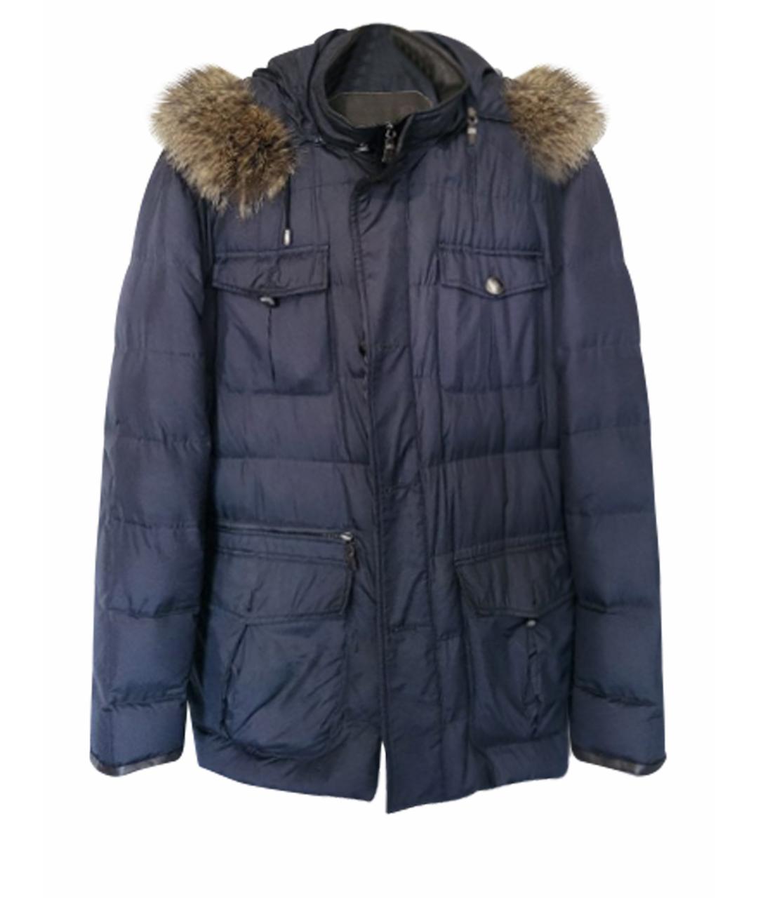 CORNELIANI Темно-синяя куртка, фото 1