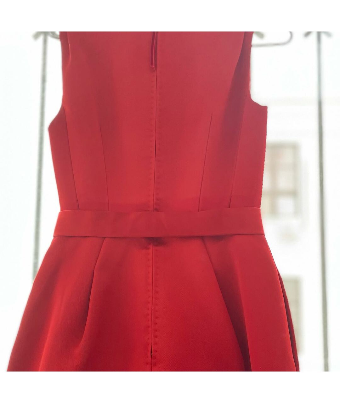 LOUIS VUITTON PRE-OWNED Красное шелковое коктейльное платье, фото 4