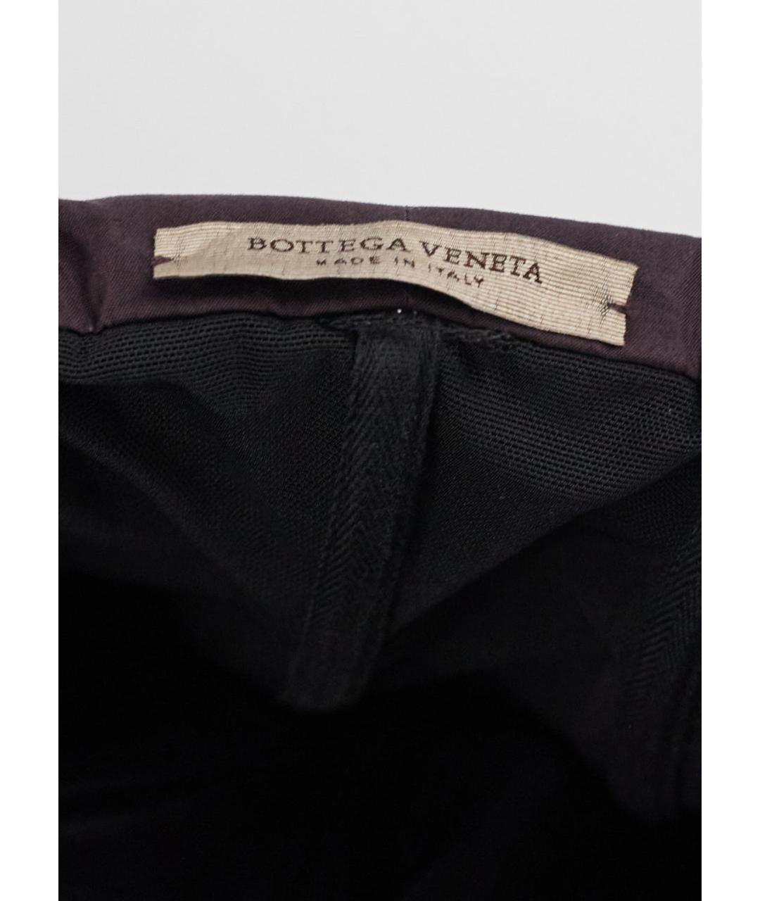 BOTTEGA VENETA Бордовое хлопковое повседневное платье, фото 4