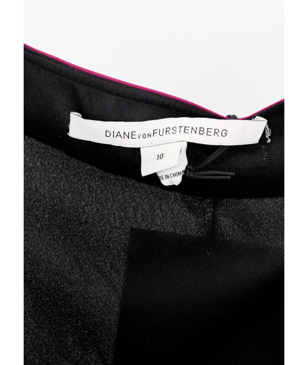 DIANE VON FURSTENBERG Мульти шелковое повседневное платье, фото 4