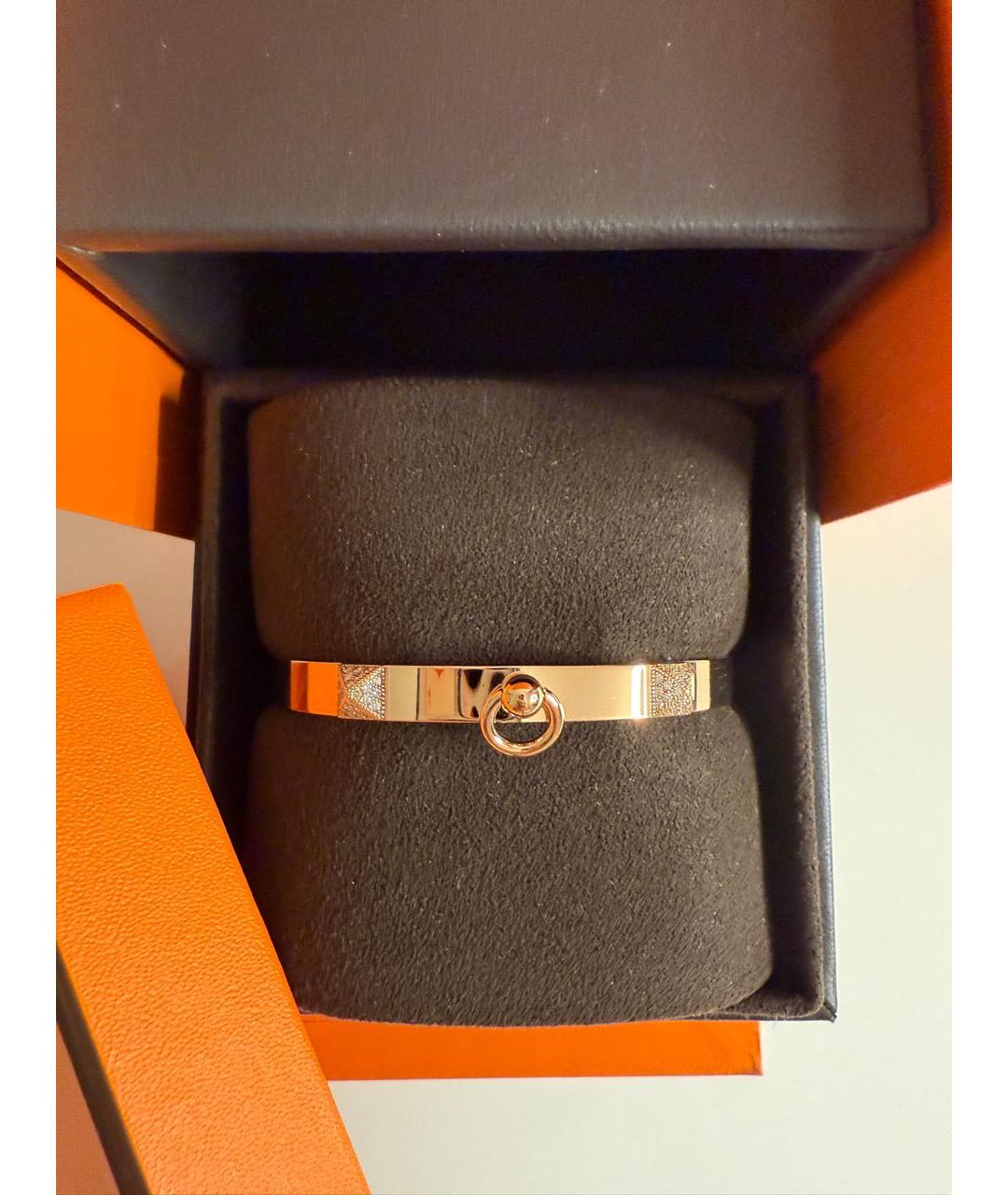 HERMES Желтый браслет из желтого золота, фото 4