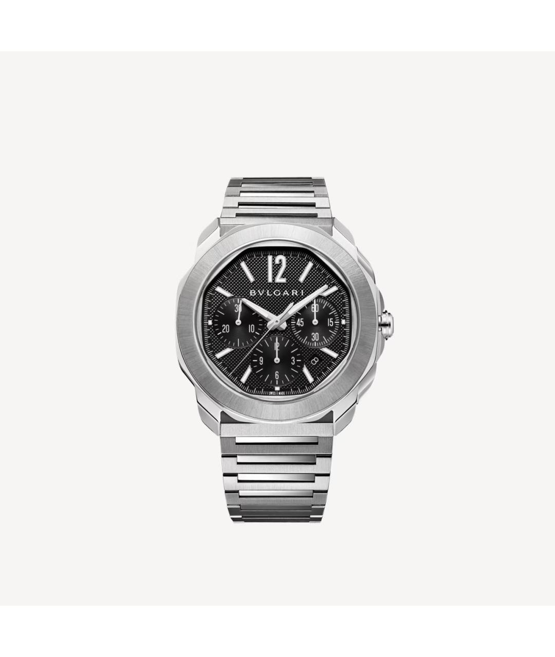 BVLGARI Серебряные металлические часы, фото 9