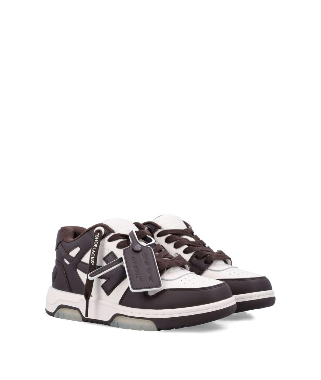 OFF-WHITE Коричневые кроссовки, фото 2