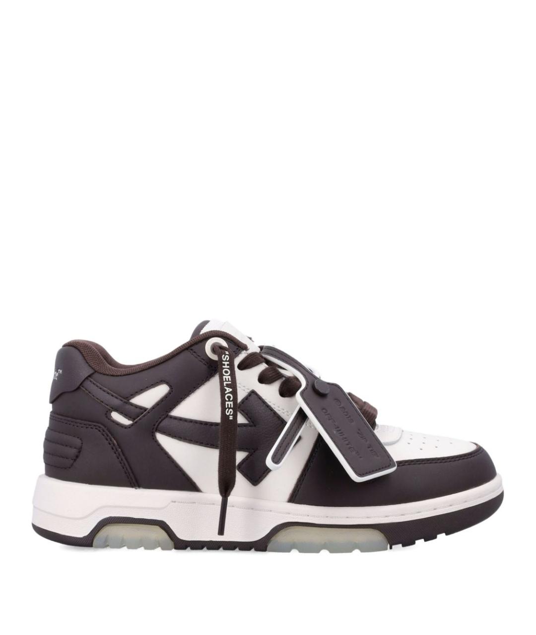 OFF-WHITE Коричневые кроссовки, фото 1