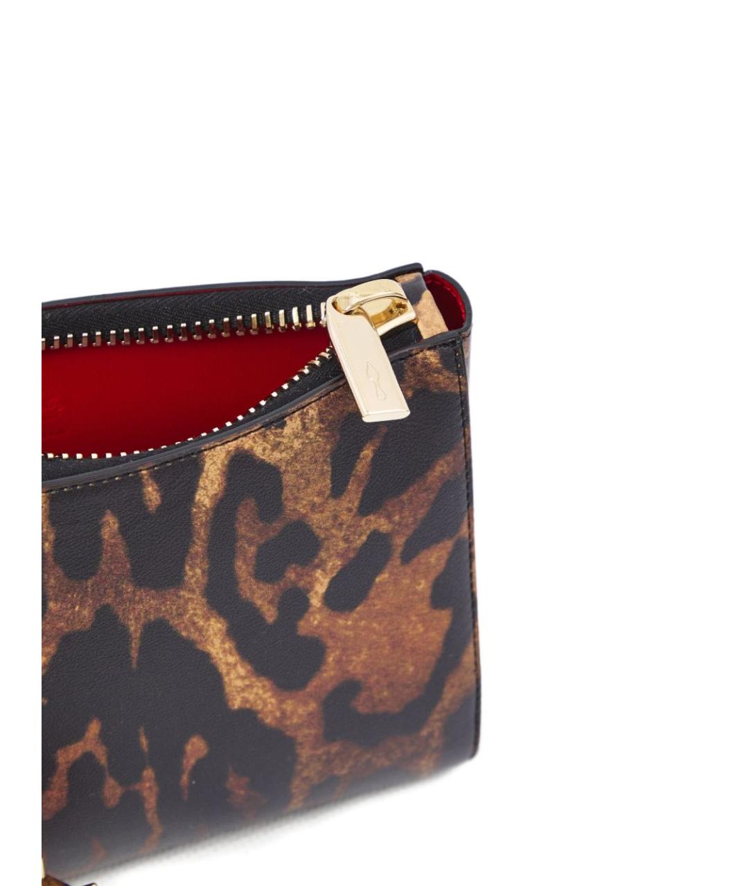CHRISTIAN LOUBOUTIN Коричневый кошелек, фото 4