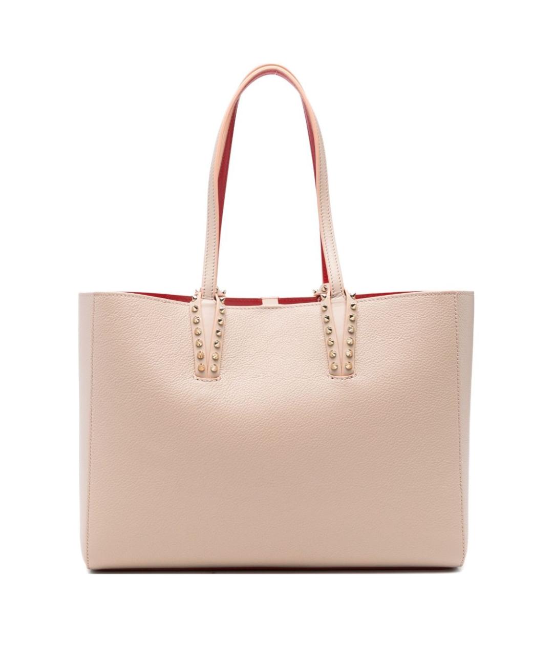 CHRISTIAN LOUBOUTIN Бежевая сумка тоут, фото 1