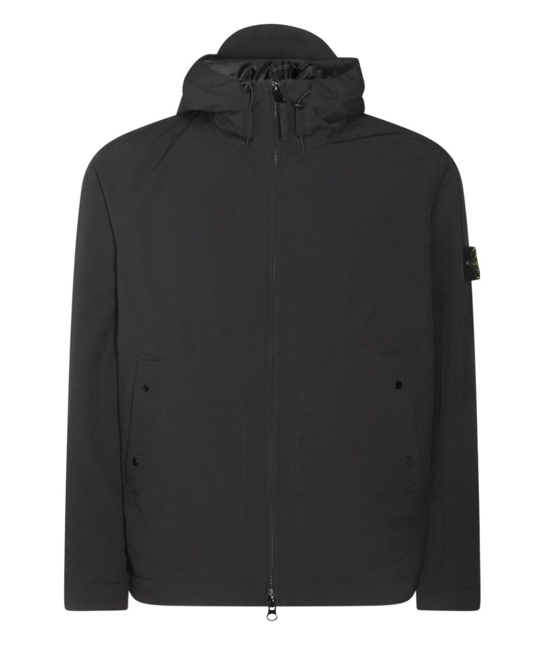 STONE ISLAND Черная полиэстеровая куртка, фото 1