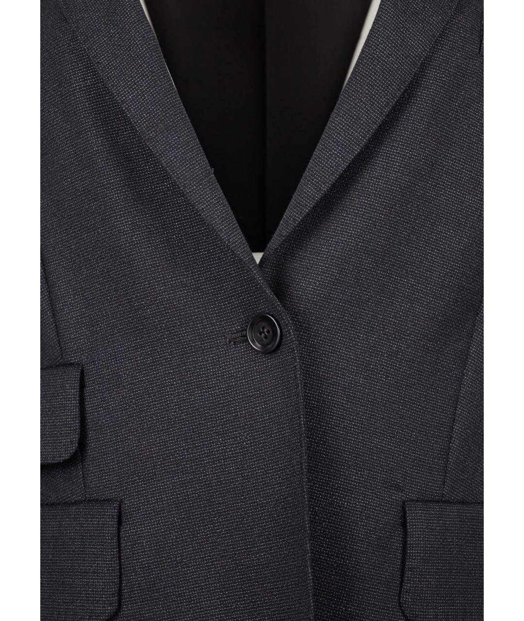 MAX MARA Серый шерстяной жилет, фото 4