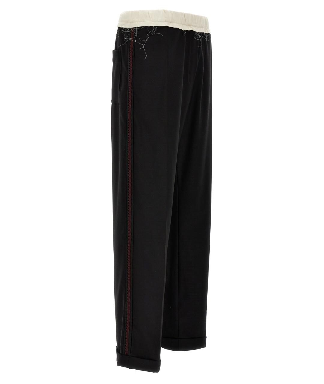 WALES BONNER Белые шерстяные повседневные брюки, фото 2