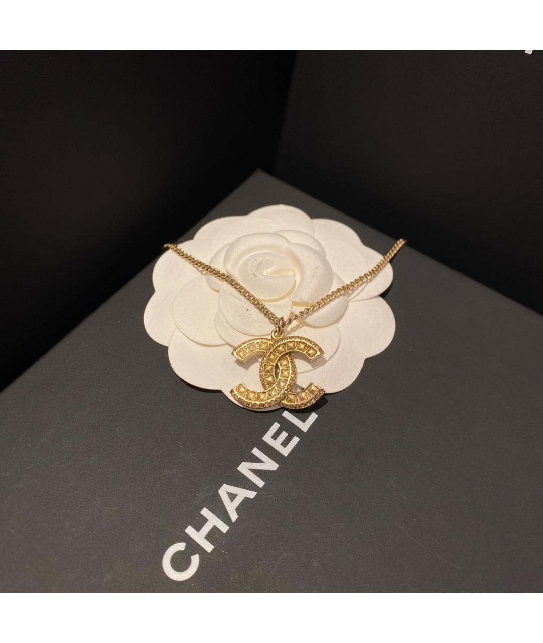 CHANEL Золотое колье, фото 3