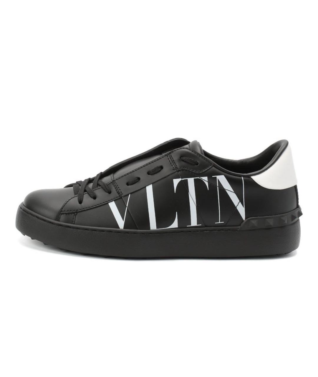 VALENTINO Черные кожаные кеды, фото 8