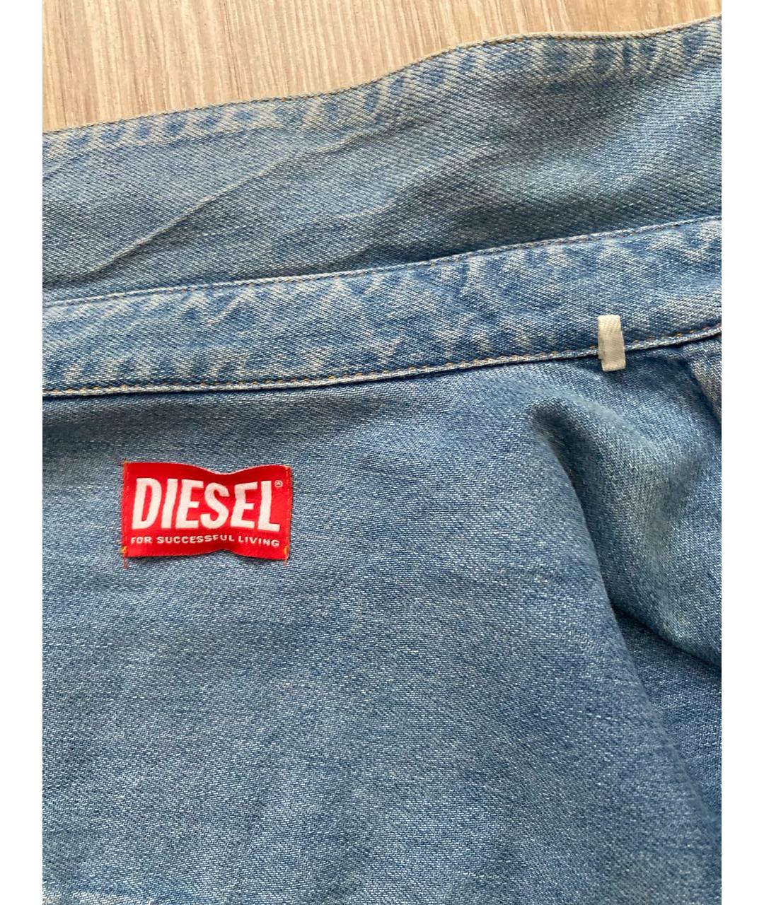 DIESEL Желтая хлопковая куртка, фото 3