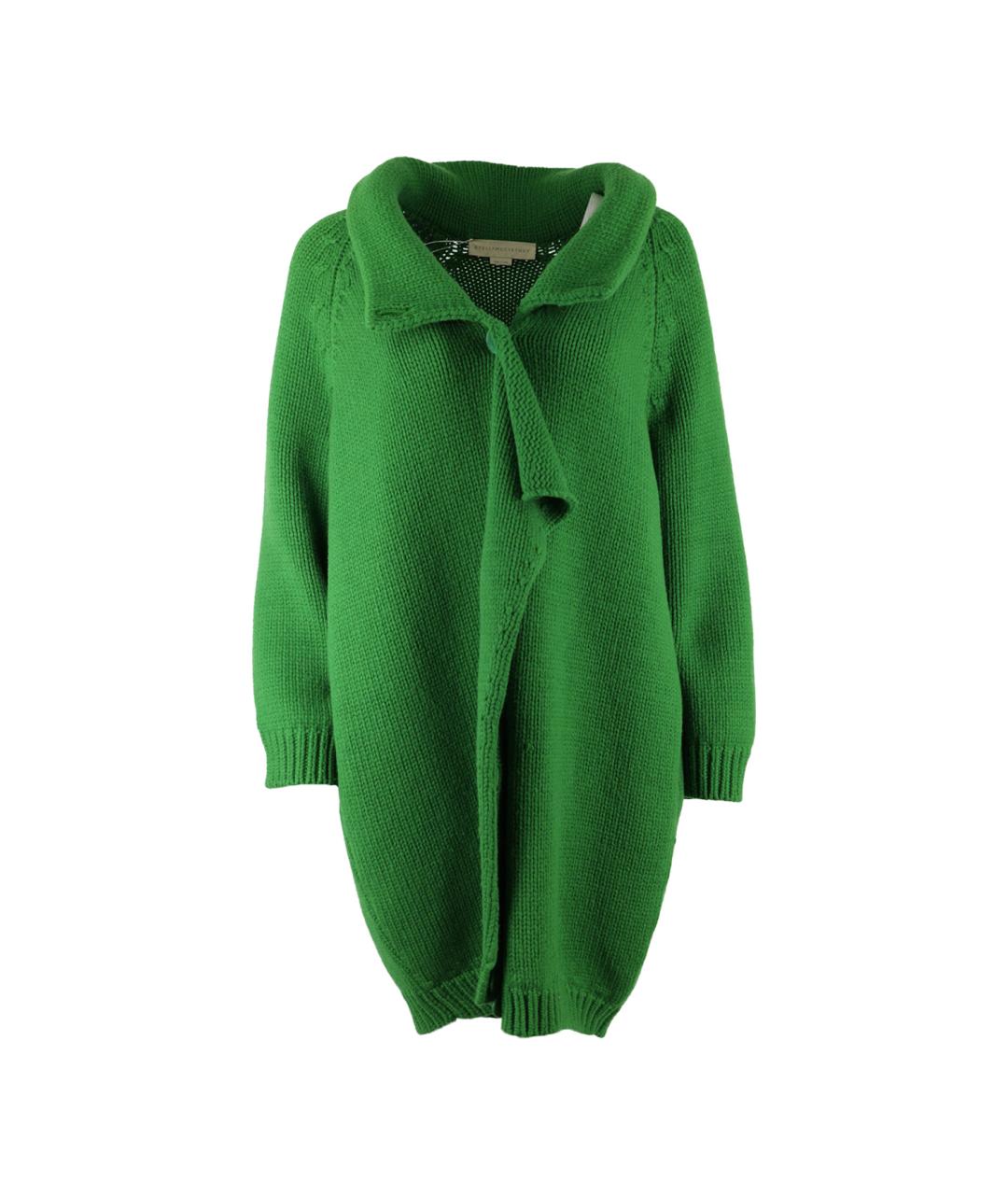 STELLA MCCARTNEY Зеленый шерстяной кардиган, фото 1