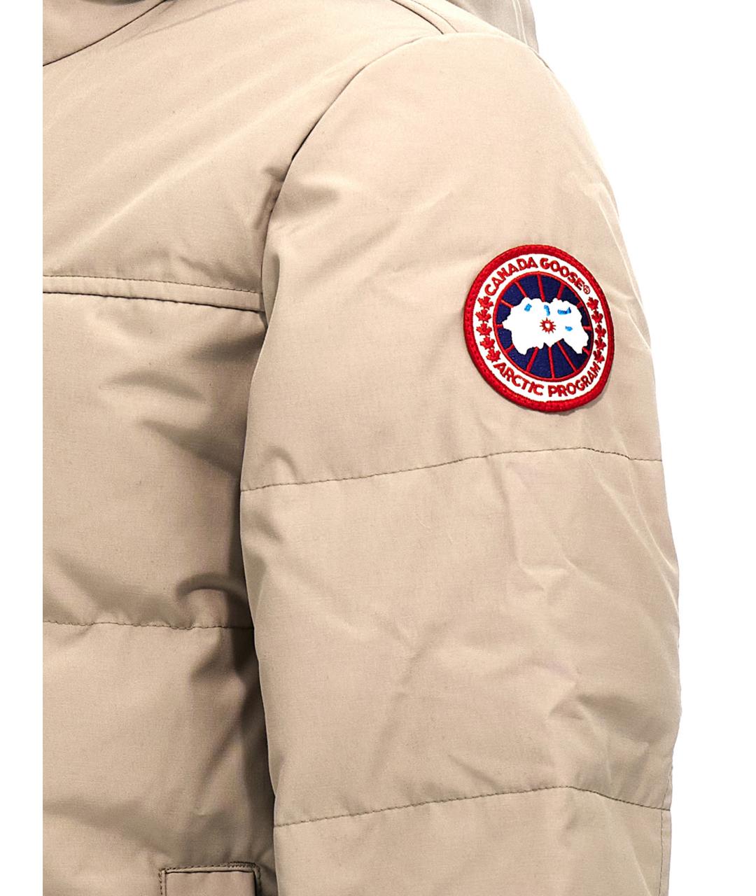 CANADA GOOSE Бежевая полиэстеровая парка, фото 3