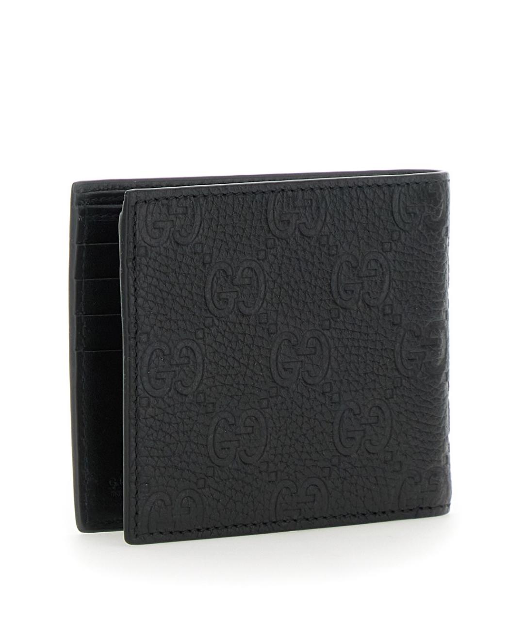 GUCCI Черный кожаный кошелек, фото 3