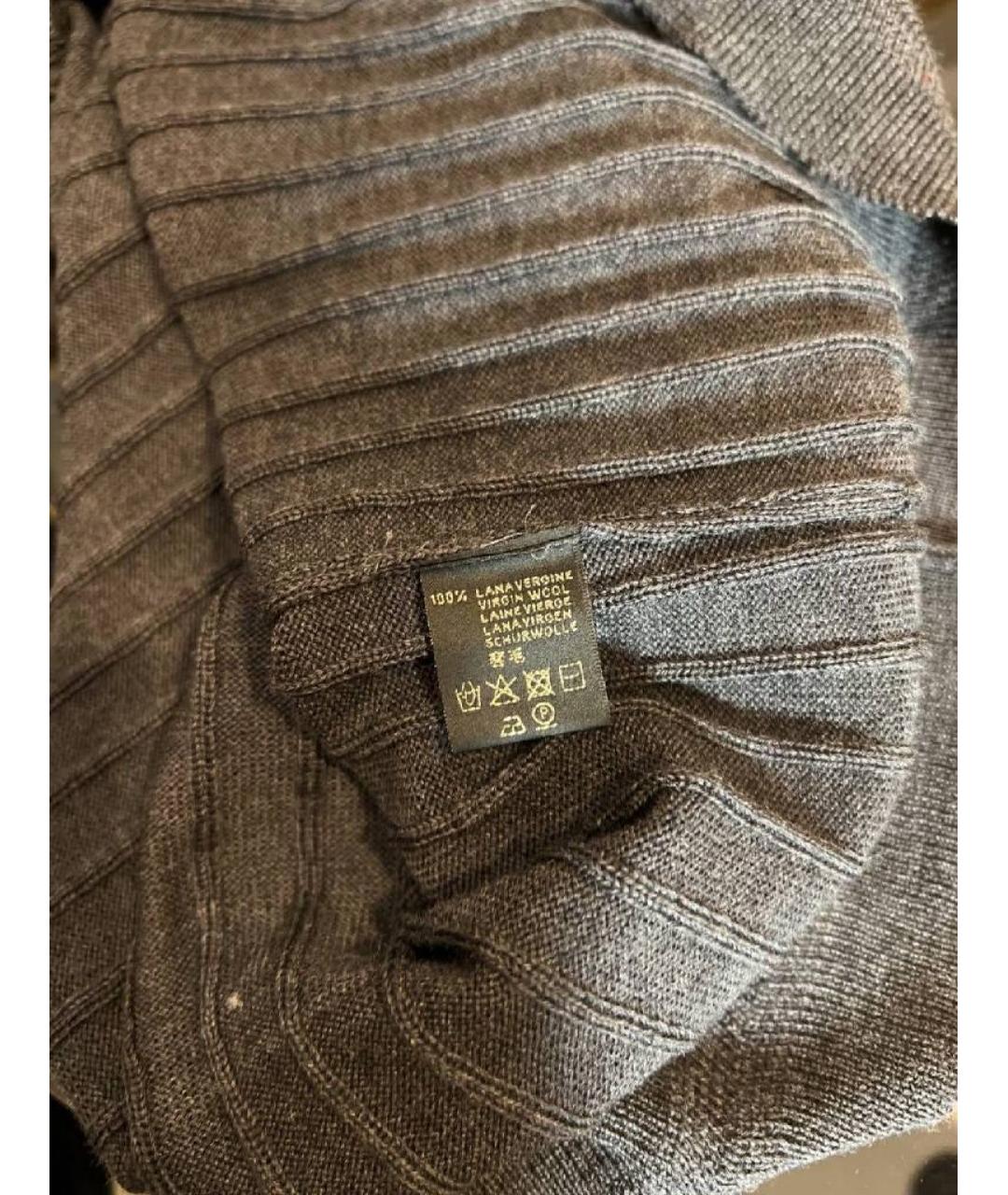 CORNELIANI Серая шерстяная жилетка, фото 4