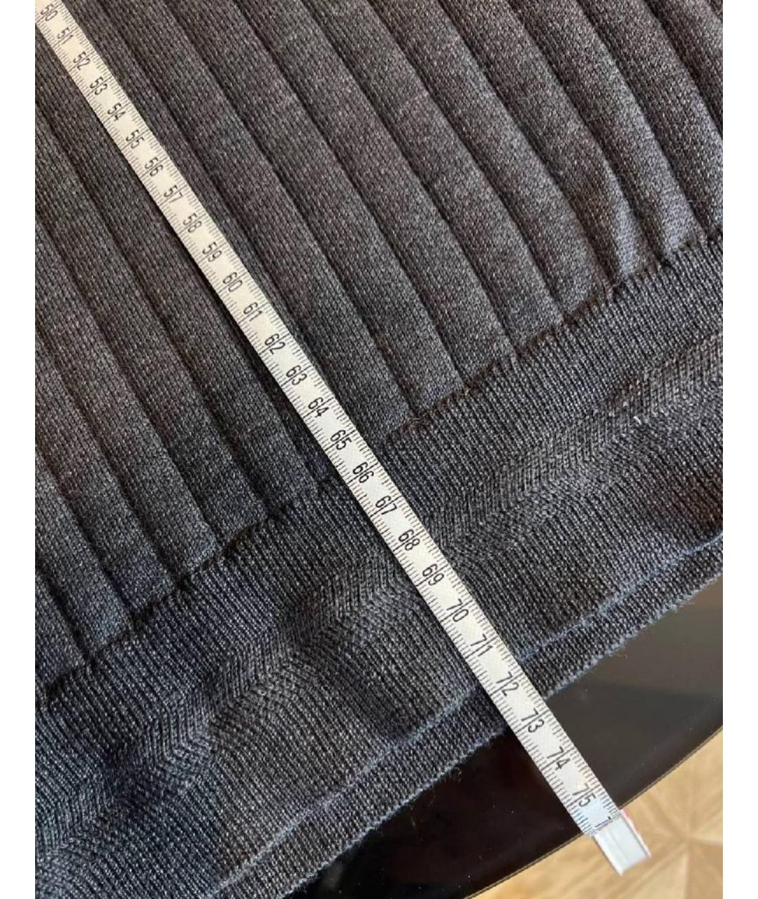 CORNELIANI Серая шерстяная жилетка, фото 6