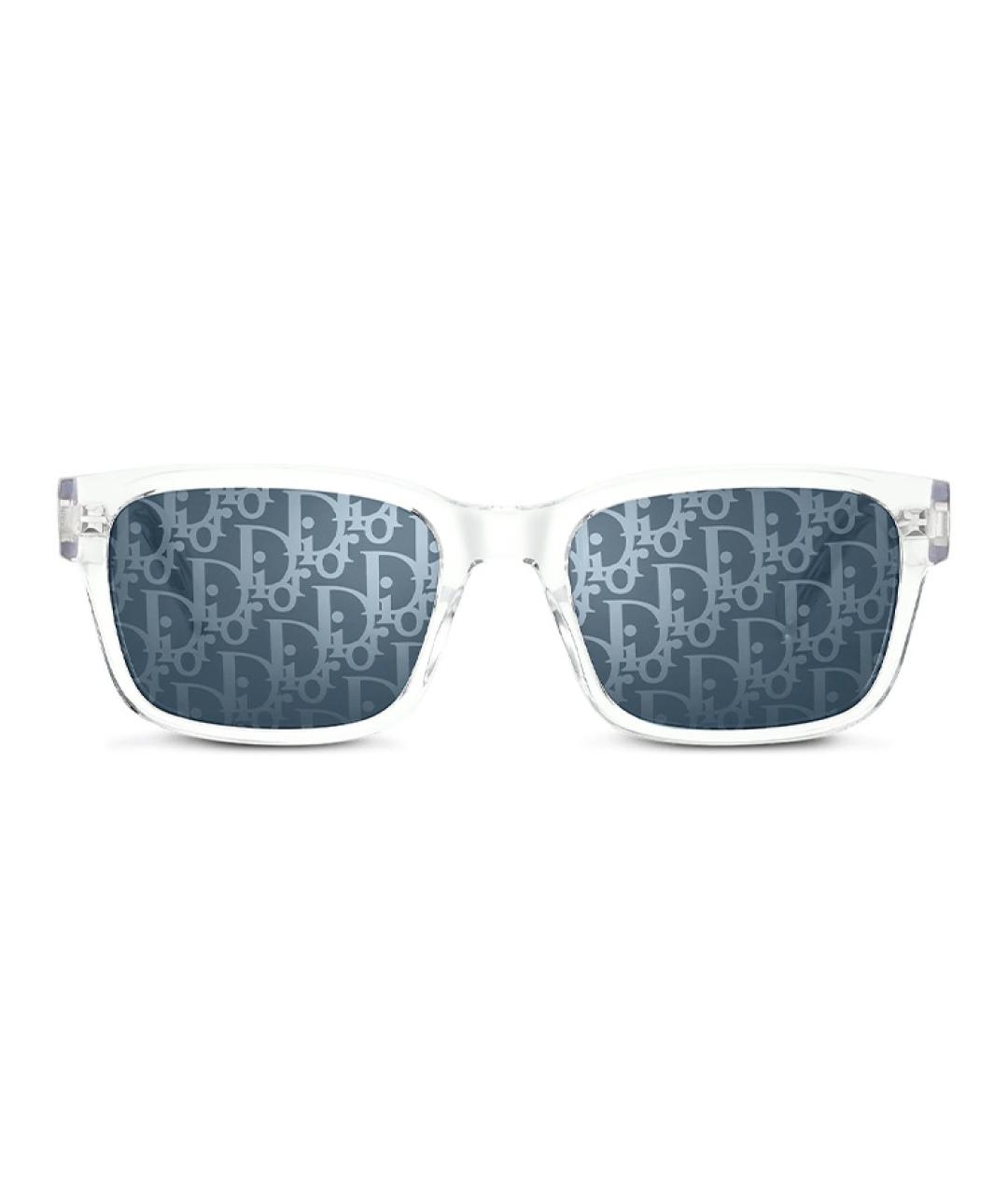 CHRISTIAN DIOR Белые пластиковые солнцезащитные очки, фото 2