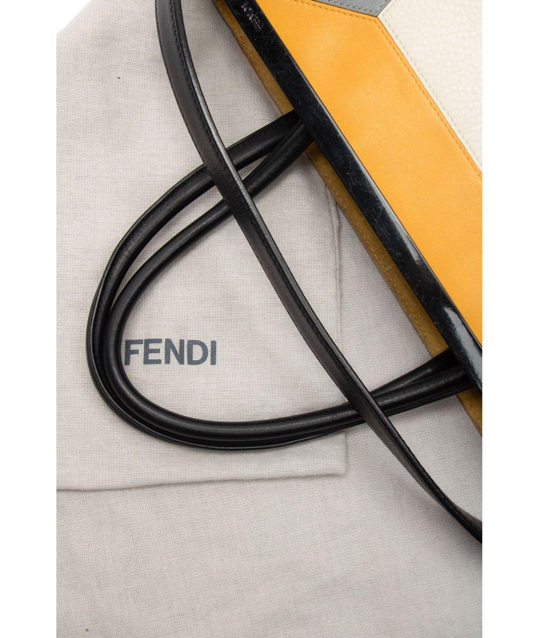 FENDI Мульти кожаная сумка тоут, фото 5
