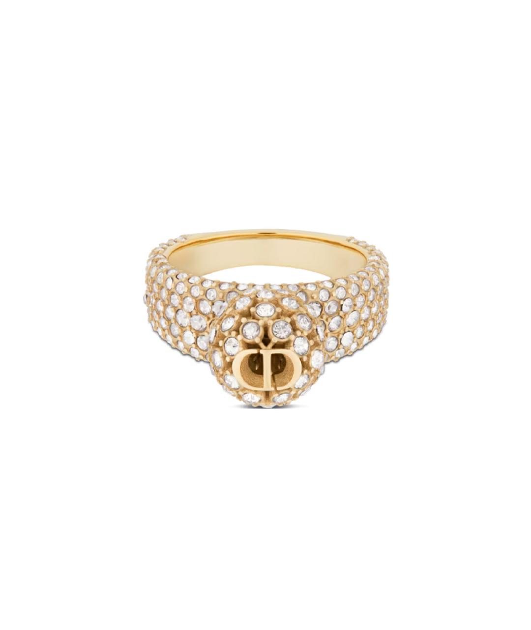 CHRISTIAN DIOR Золотое металлическое кольцо, фото 2