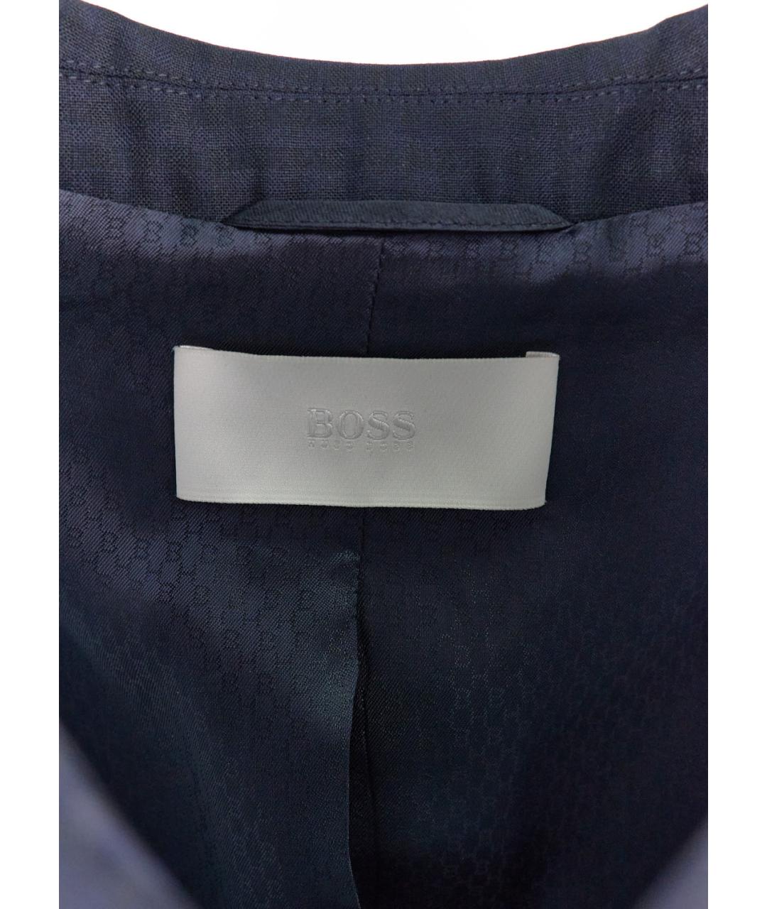 HUGO BOSS Синий полиэстеровый костюм с брюками, фото 7