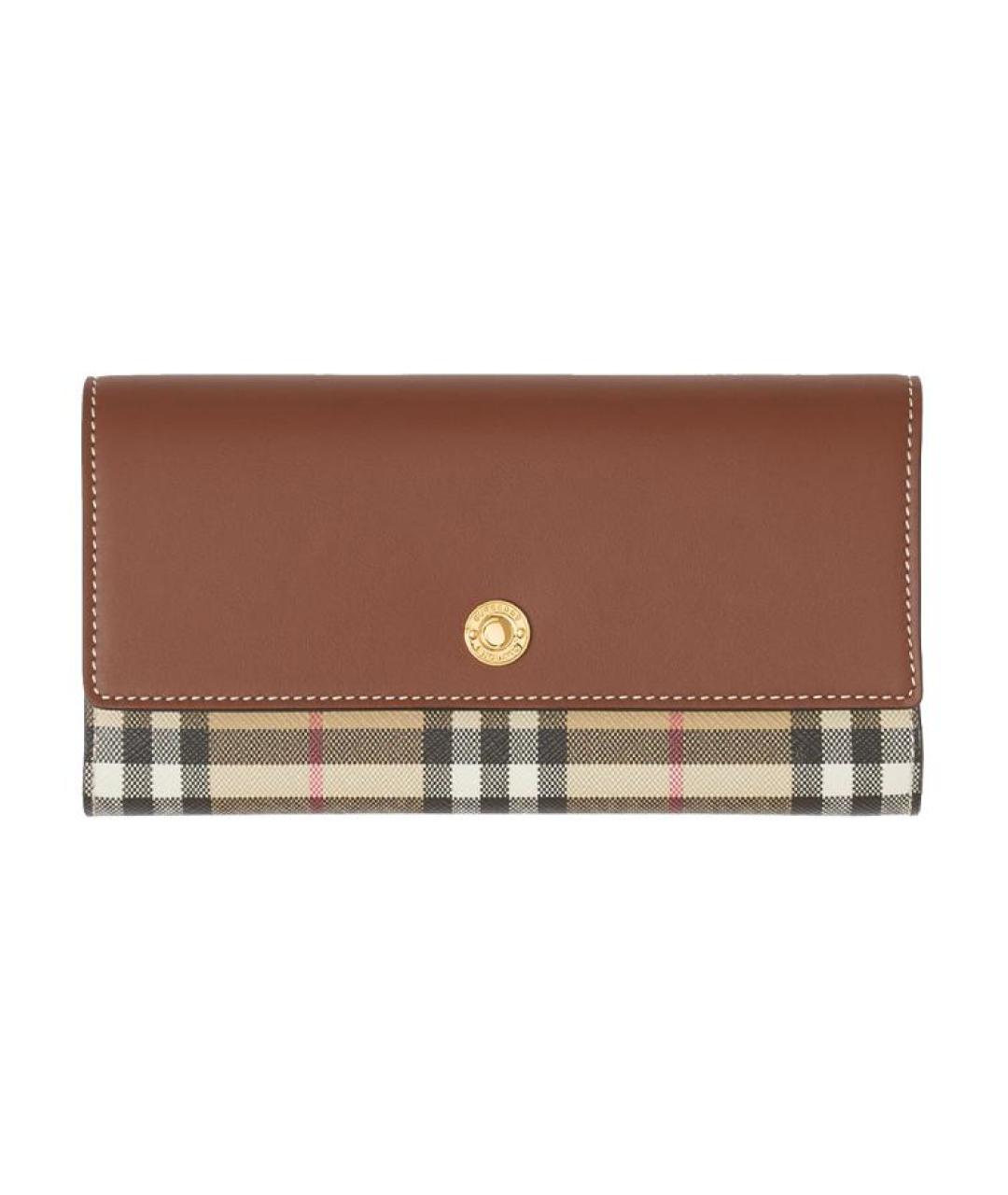 BURBERRY Коричневый кошелек, фото 1