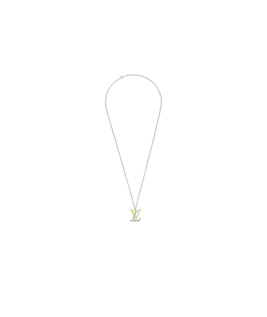 LOUIS VUITTON Серебряная металлическая цепочка/подвеска, фото 2