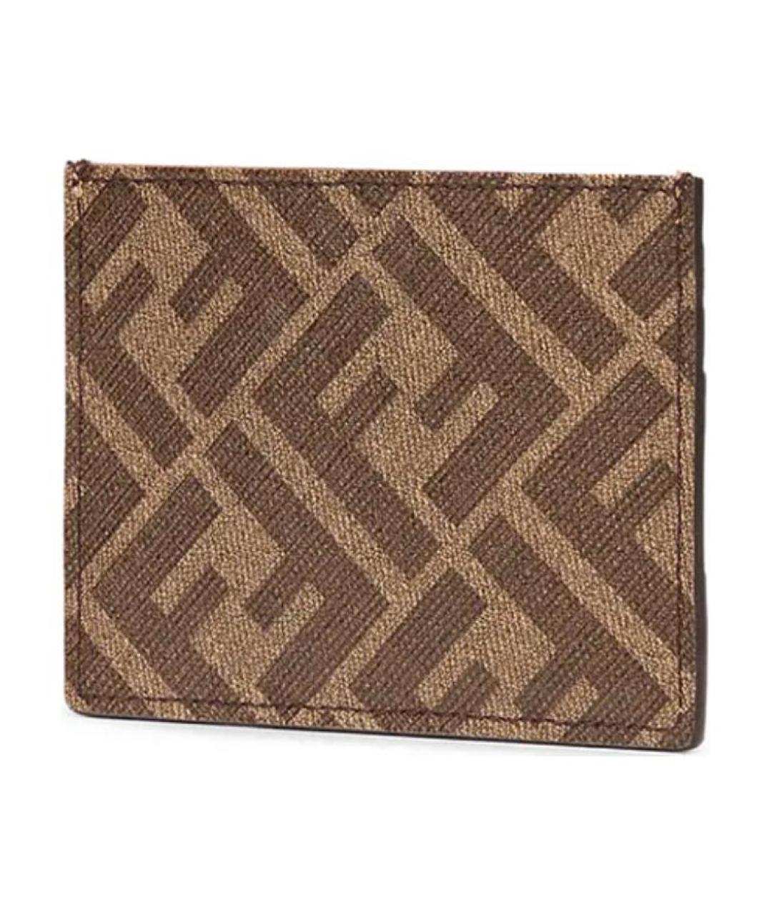 FENDI Коричневый кардхолдер, фото 2