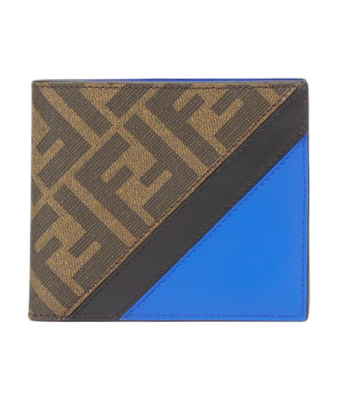 FENDI Коричневый кошелек, фото 1
