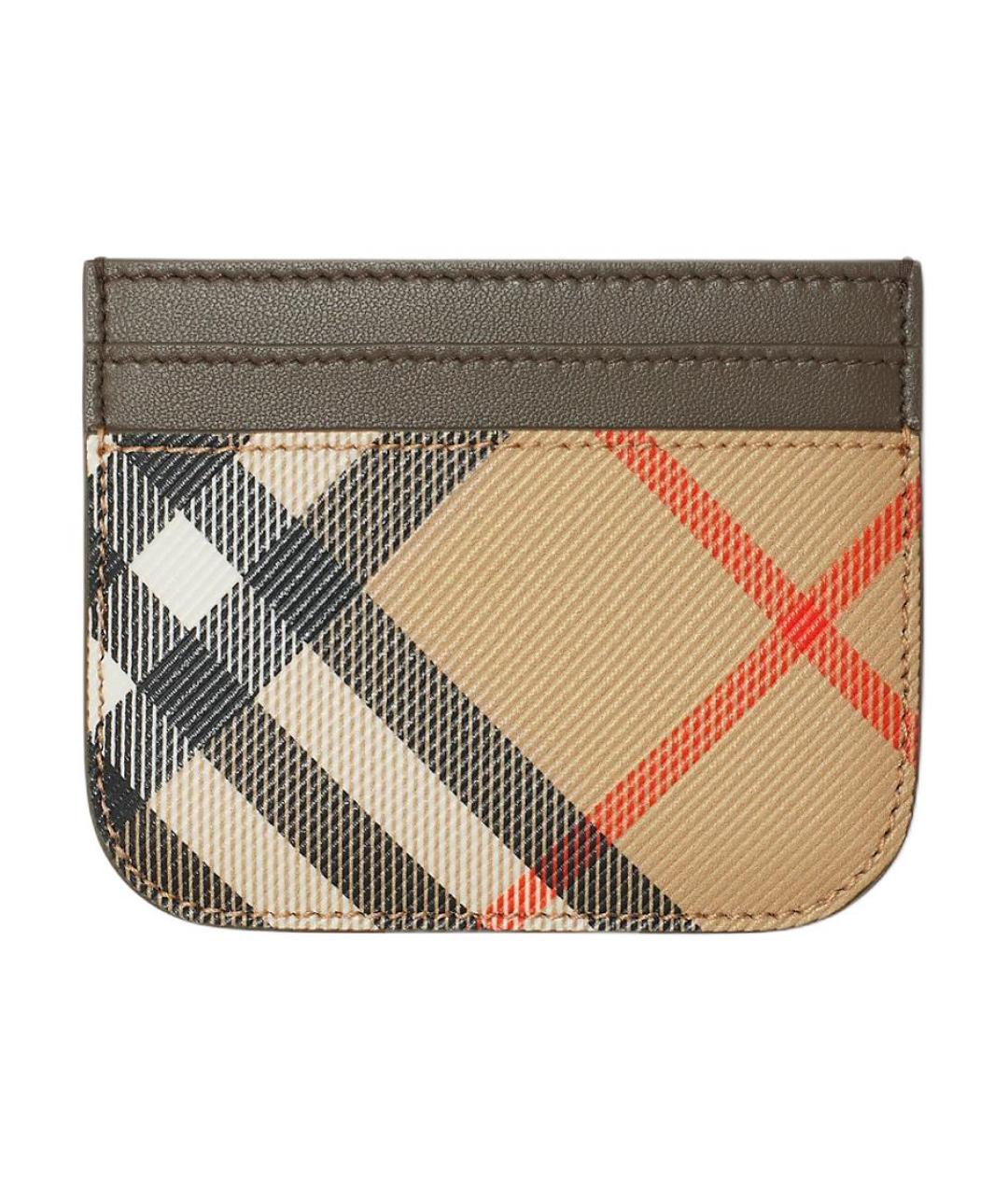 BURBERRY Коричневый кардхолдер, фото 1