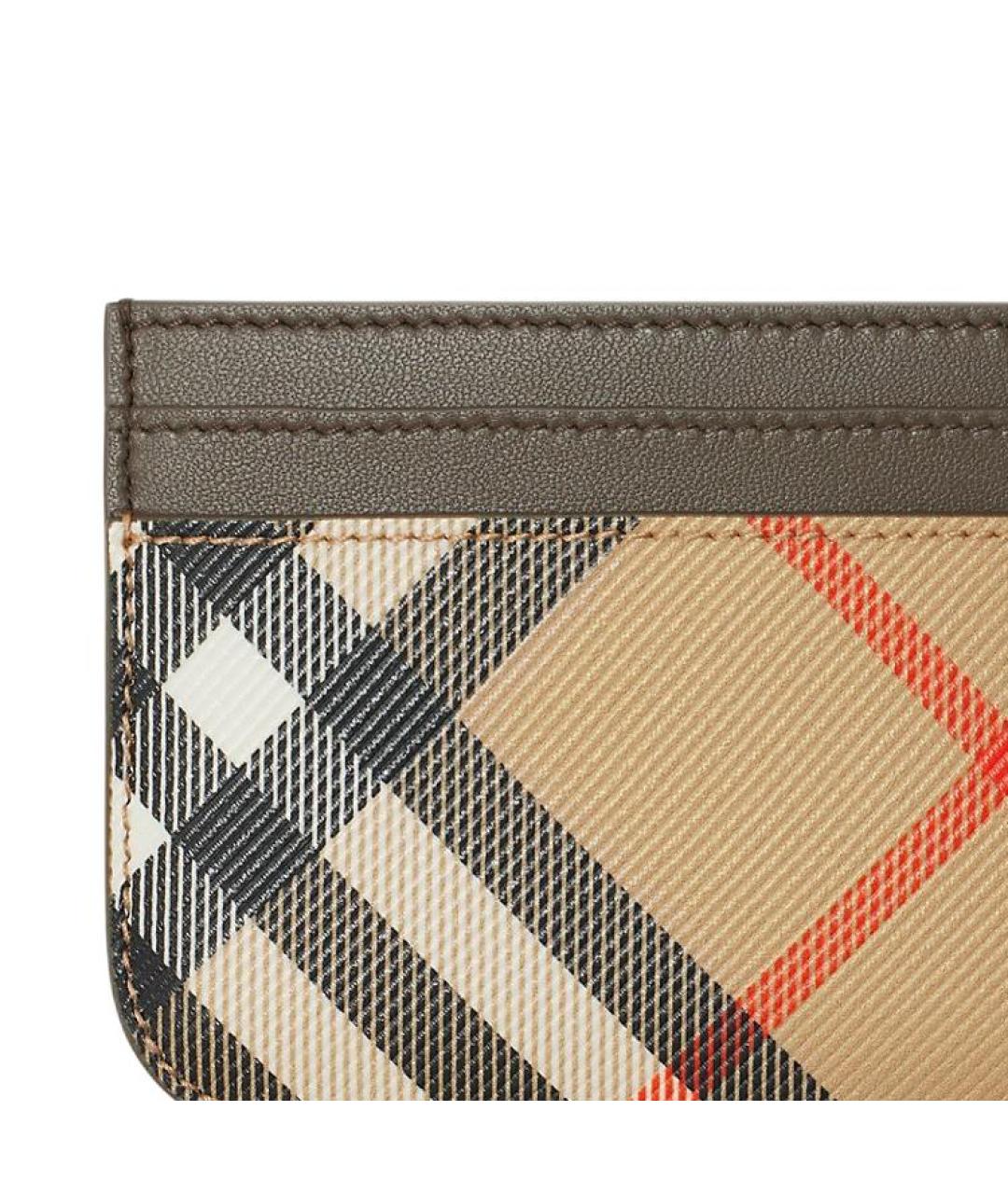 BURBERRY Коричневый кардхолдер, фото 2