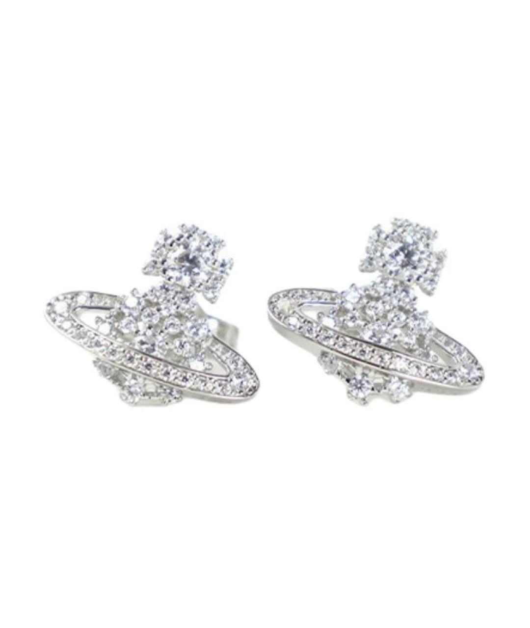 VIVIENNE WESTWOOD Серебряные металлические серьги, фото 1