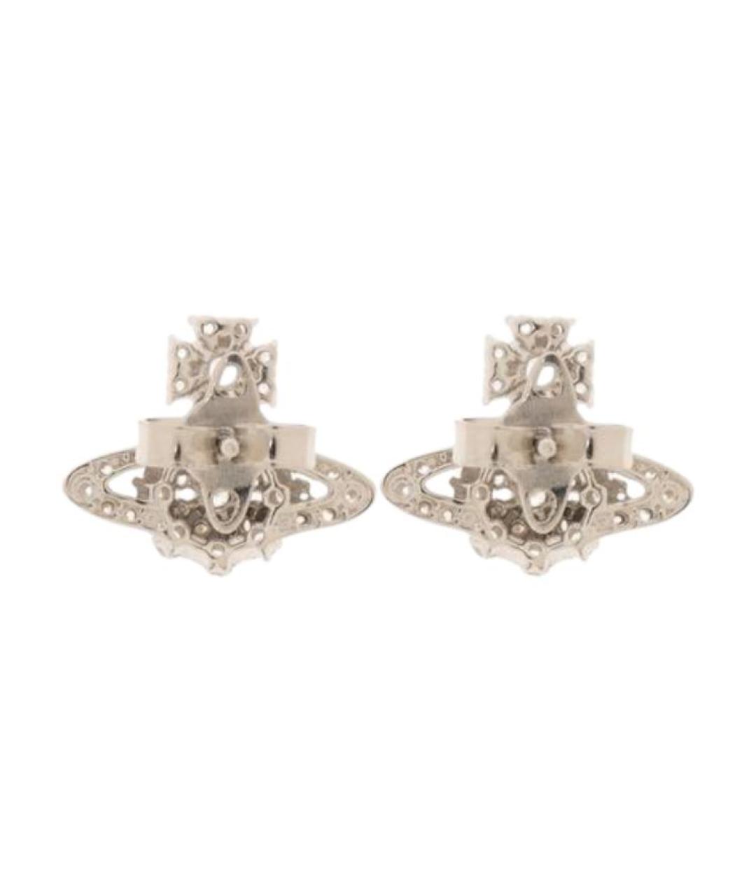 VIVIENNE WESTWOOD Серебряные металлические серьги, фото 1