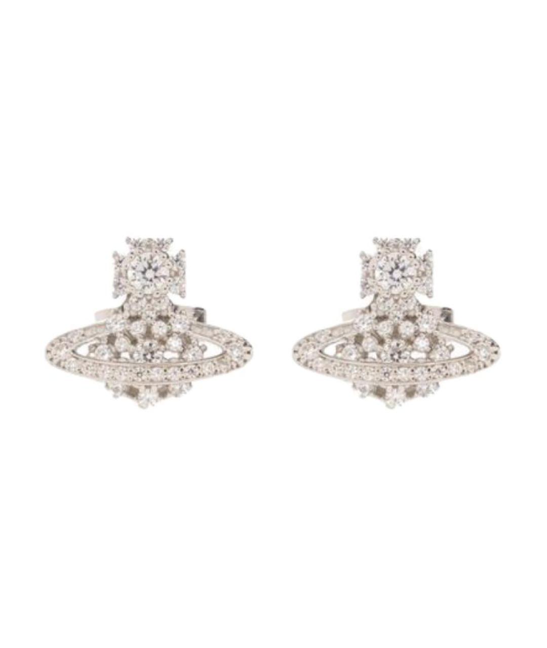 VIVIENNE WESTWOOD Серебряные металлические серьги, фото 2