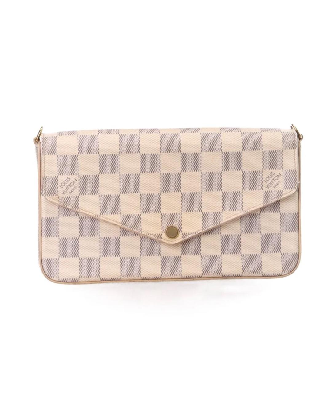 LOUIS VUITTON Белая сумка с короткими ручками из искусственной кожи, фото 1