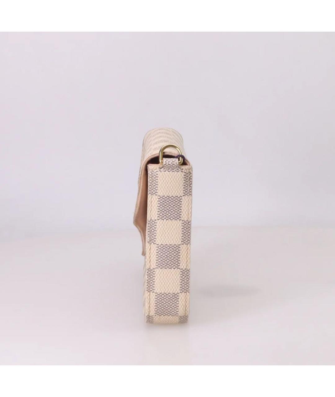 LOUIS VUITTON Белая сумка с короткими ручками из искусственной кожи, фото 5