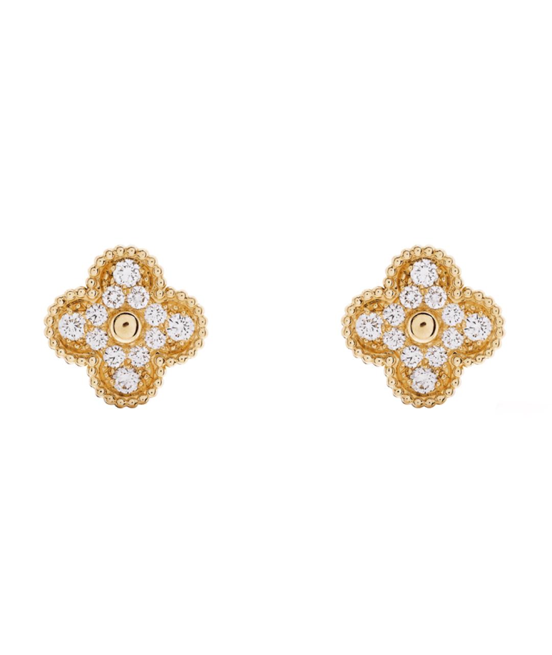 VAN CLEEF & ARPELS Золотые серьги из желтого золота, фото 1