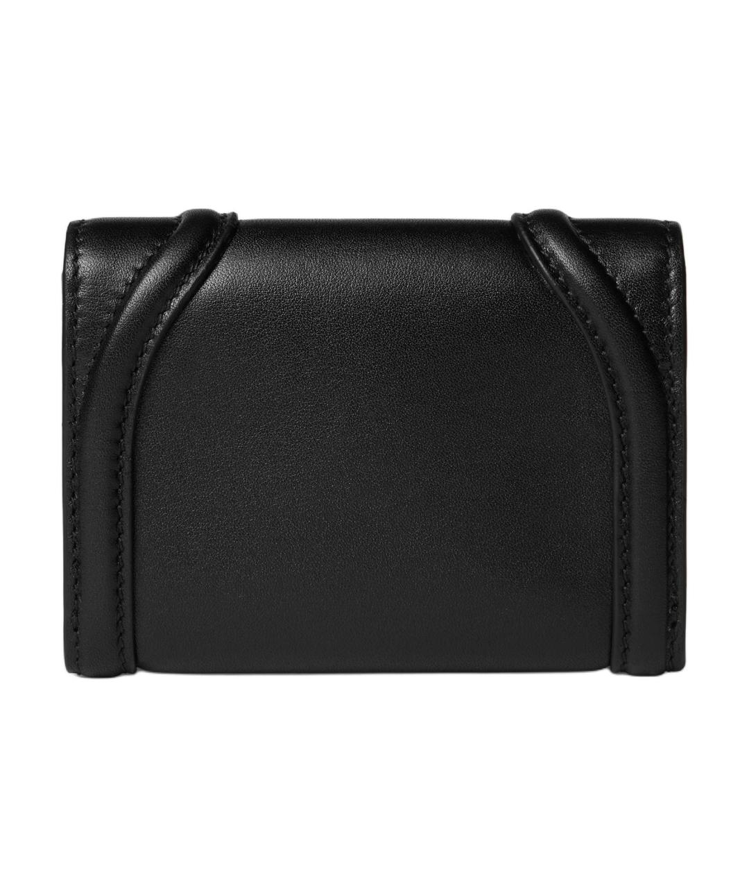 GUCCI Черный кожаный кардхолдер, фото 3