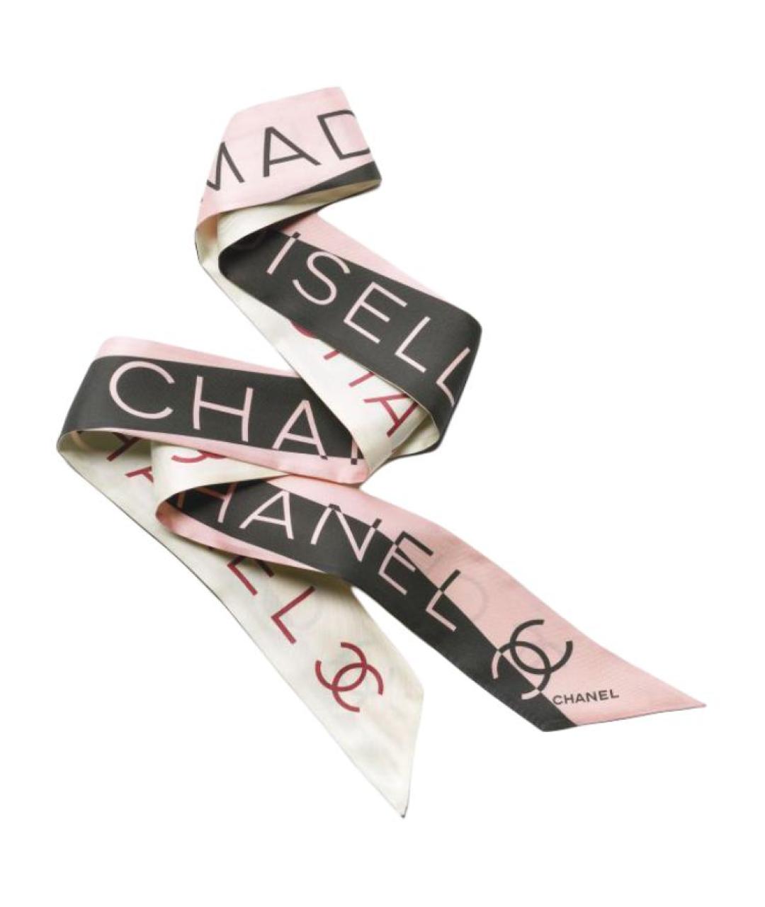 CHANEL Мульти шелковый шарф, фото 1