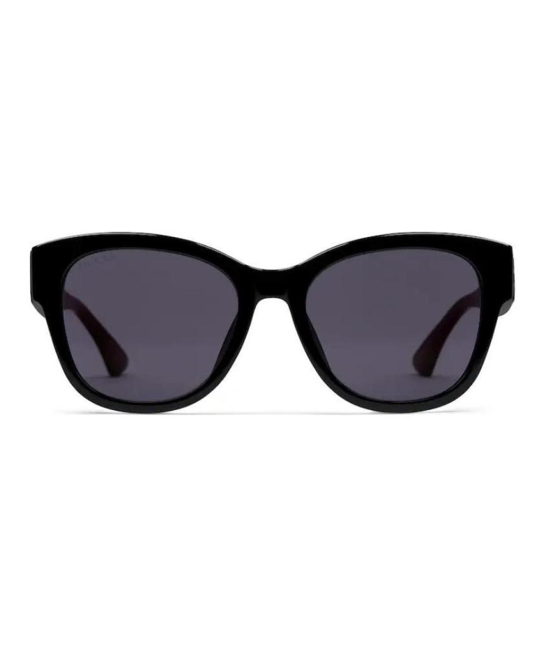 GUCCI Черные пластиковые солнцезащитные очки, фото 2