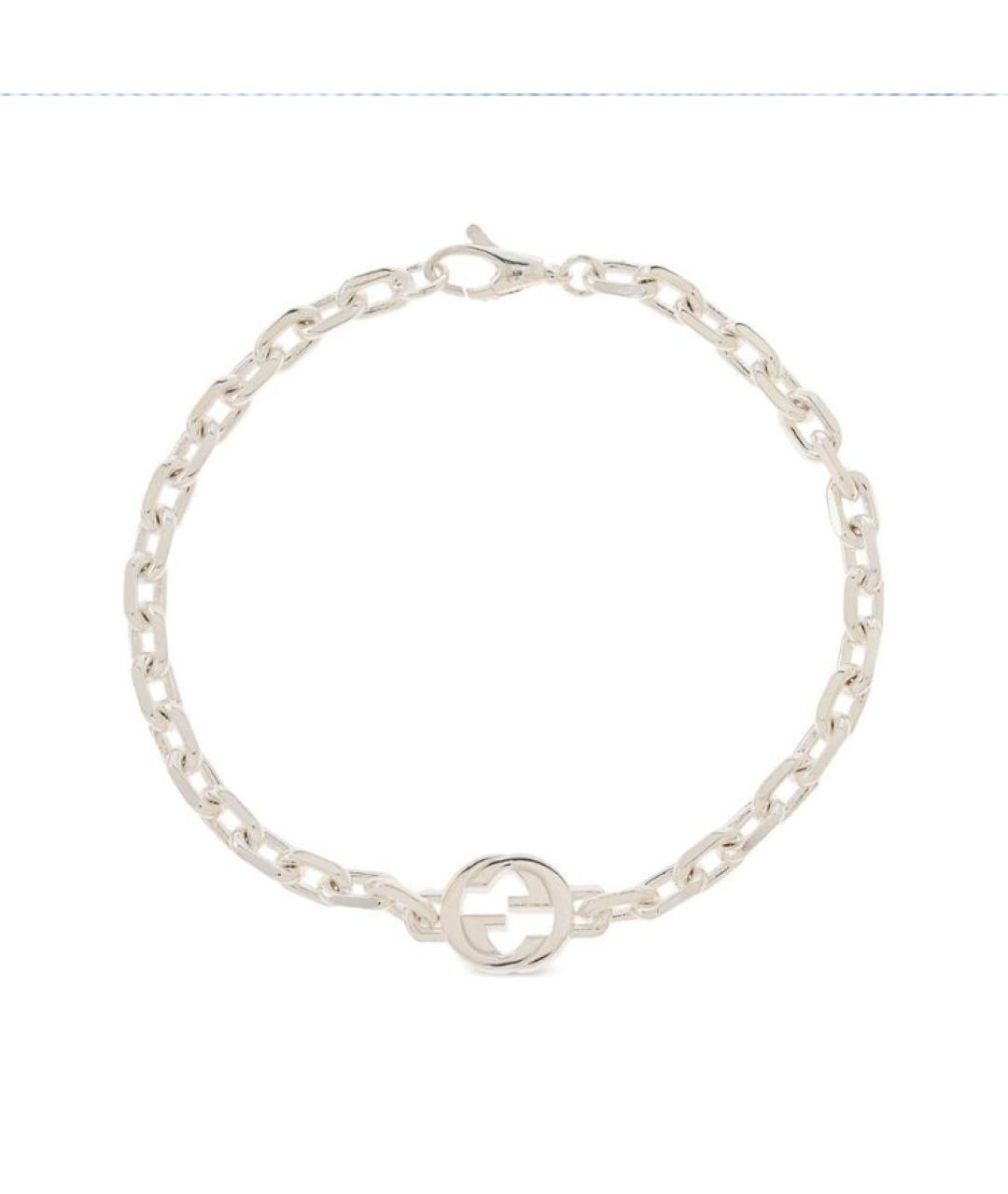 GUCCI Серебряный браслет, фото 4