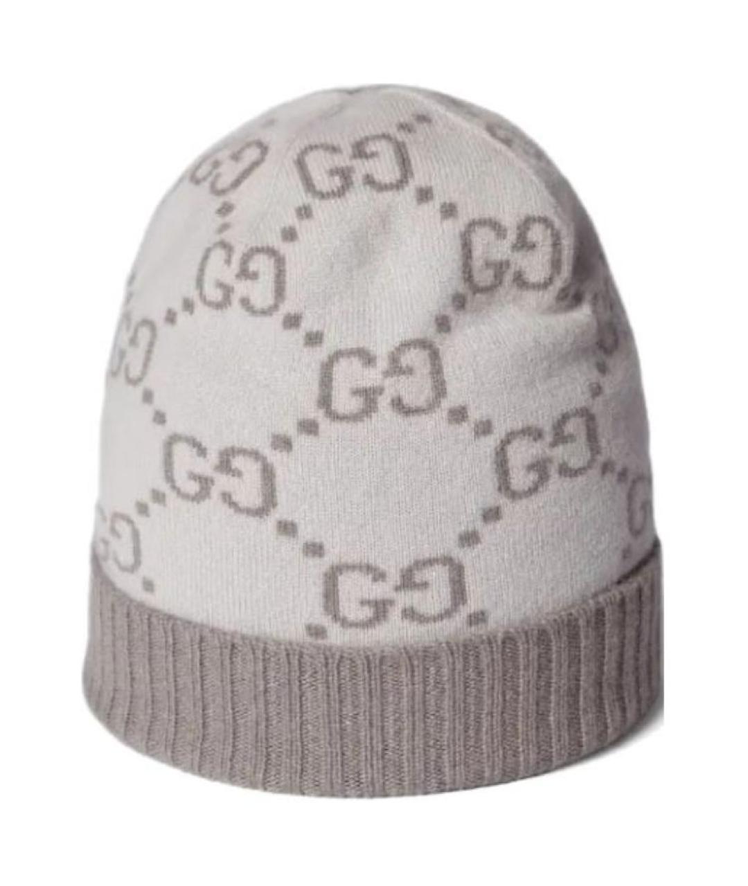 GUCCI Серая шапка, фото 1