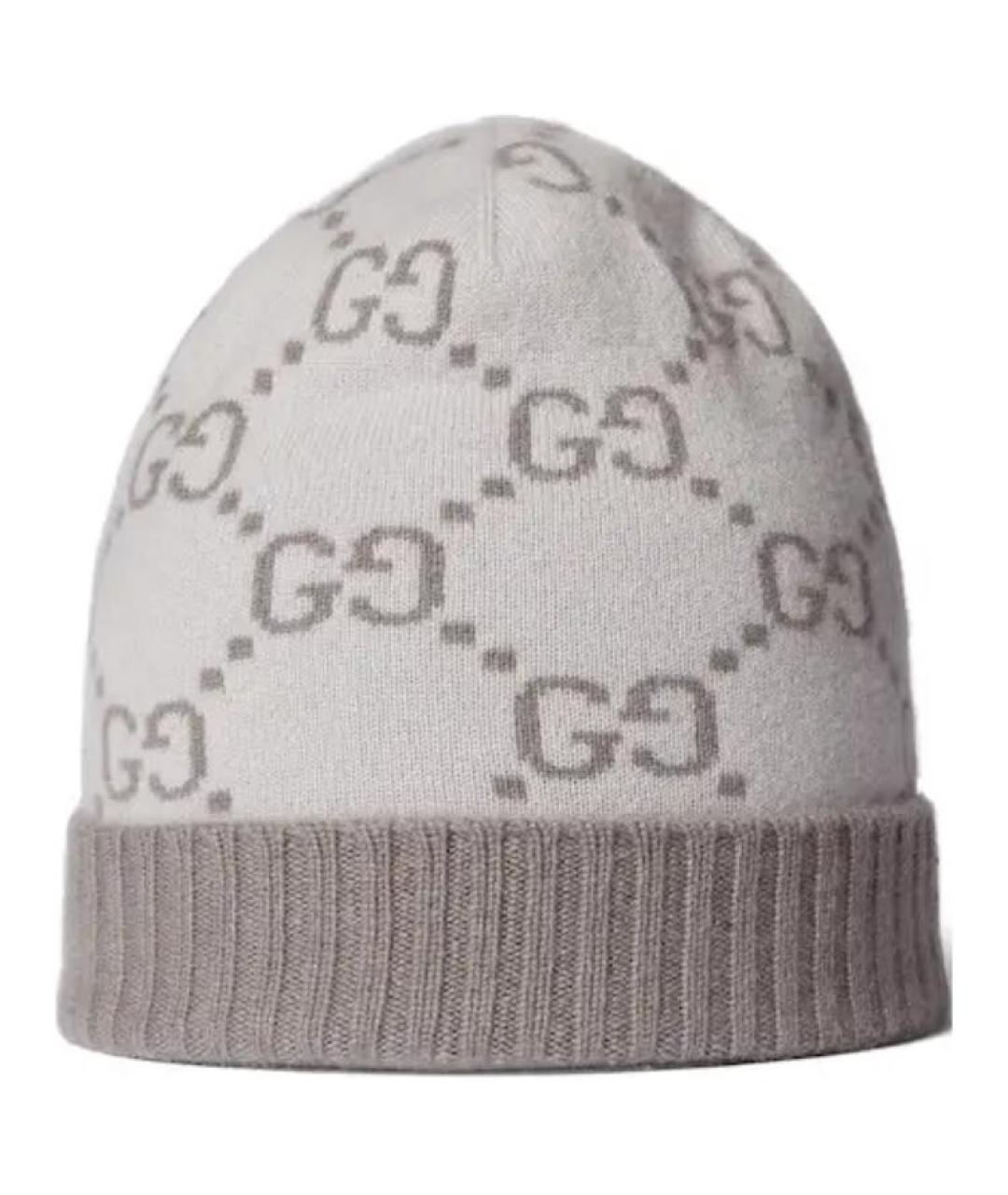 GUCCI Серая шапка, фото 2