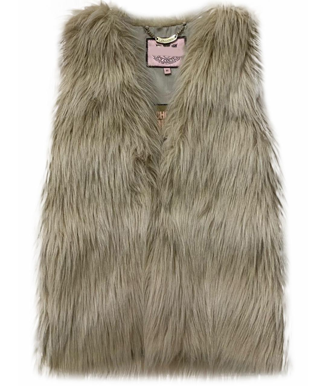 JUICY COUTURE Бежевый жилет, фото 1