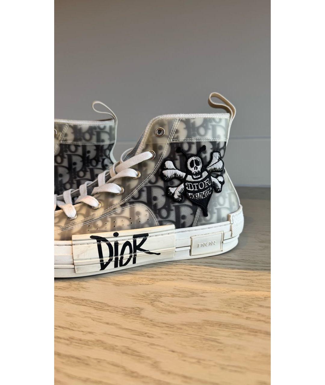 CHRISTIAN DIOR Белые высокие кроссовки / кеды, фото 2