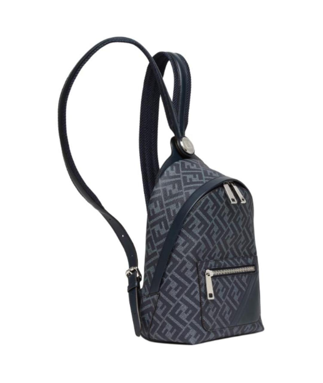 FENDI Темно-синий рюкзак, фото 2