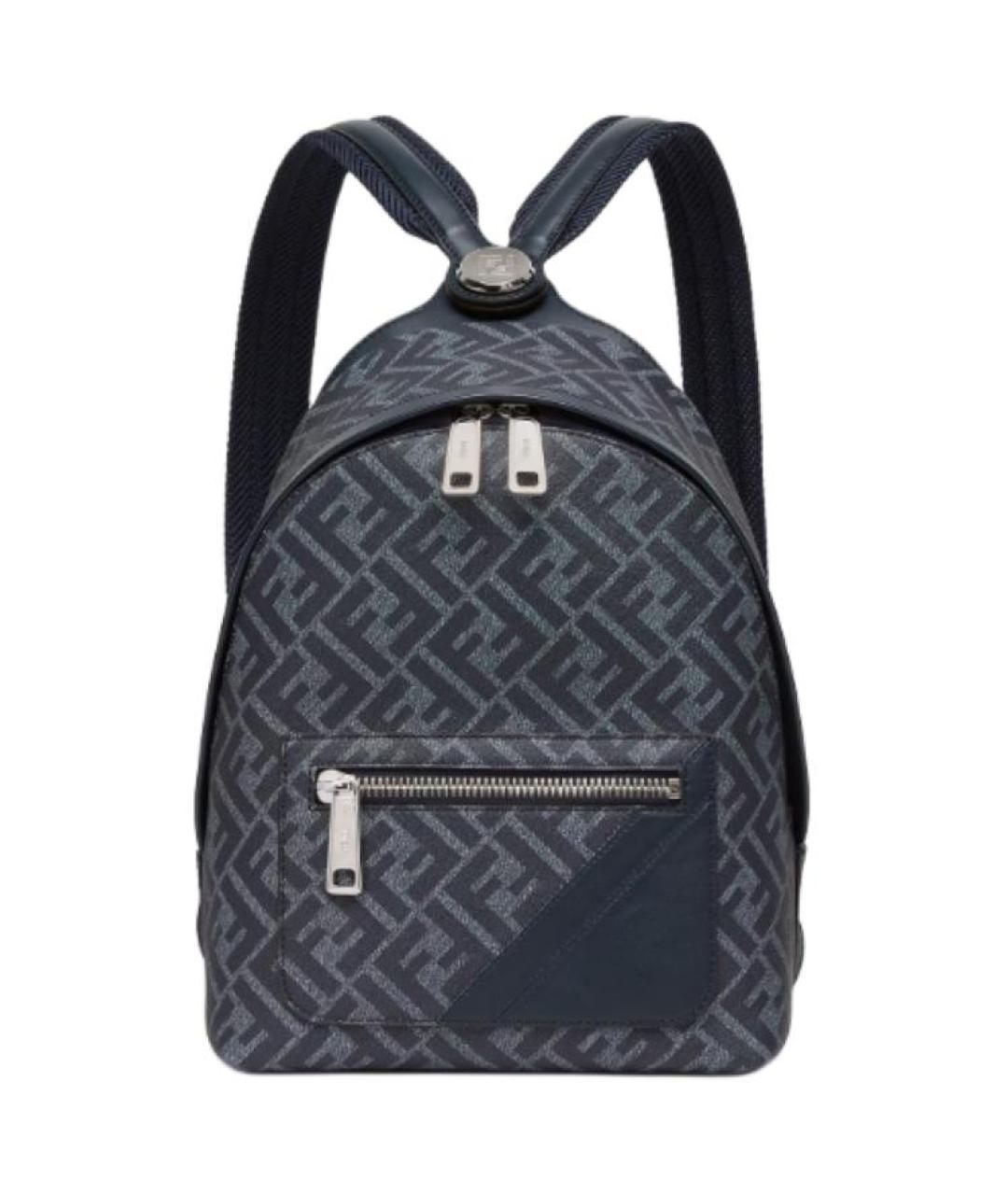 FENDI Темно-синий рюкзак, фото 1