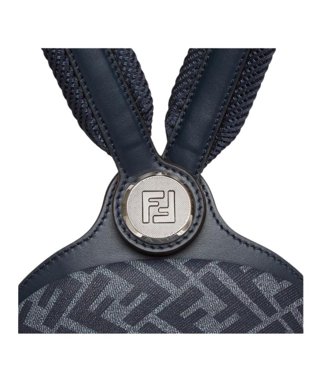 FENDI Темно-синий рюкзак, фото 4