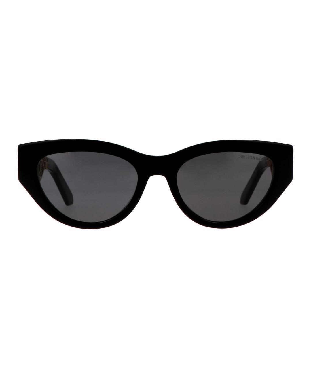 CHRISTIAN DIOR Черные пластиковые солнцезащитные очки, фото 2
