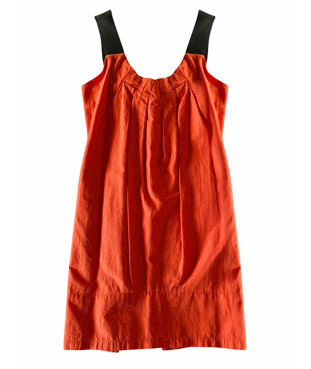 GIANFRANCO FERRE Оранжевое хлопковое повседневное платье, фото 1